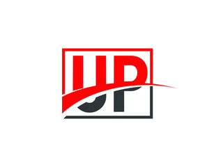U P, UP Letter Logo Design	