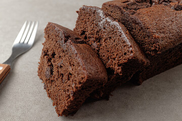 Pound Cake with Chocolate and Chocolate Chips