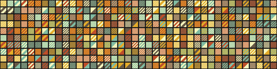 Abstract Geometric Pattern generative computational art illustration