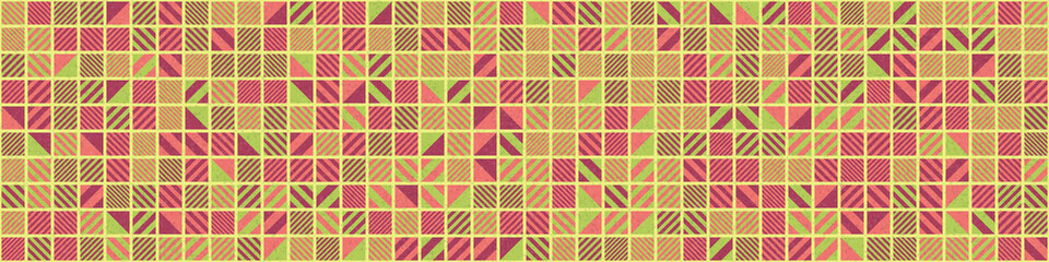 Abstract Geometric Pattern generative computational art illustration