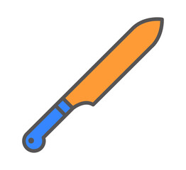 knife icon vector illustration concept