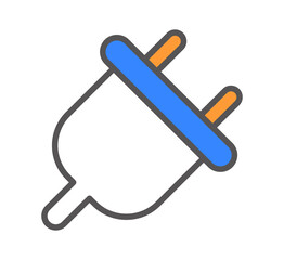 plug icon vector illustration concept
