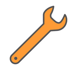 wrench icon vector illustration concept