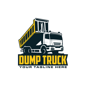 Dump Truck Logo Vector