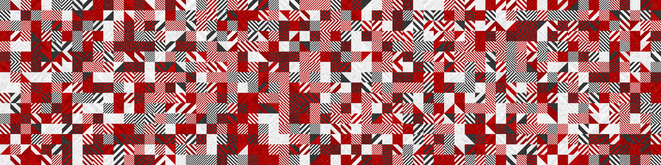 Abstract Geometric Pattern generative computational art illustration