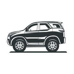 car silhouette vector