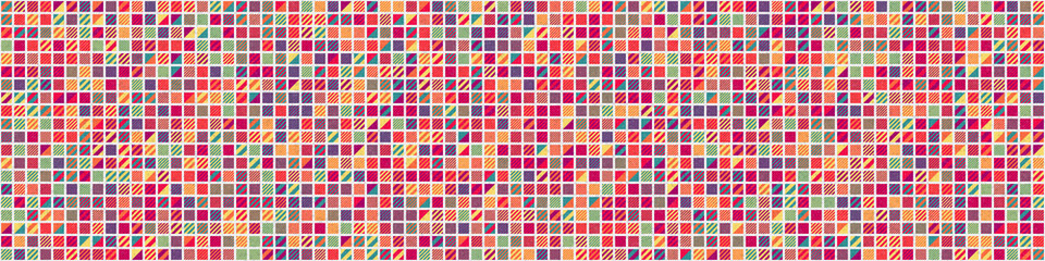 Abstract Geometric Pattern generative computational art illustration