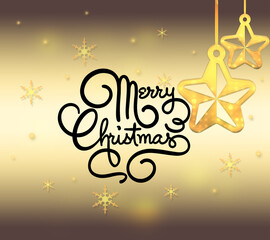 Gold christmas background