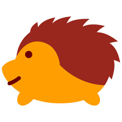 hedgehog flat icon