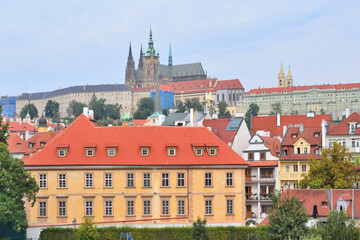 Naklejka na ściany i meble Beautiful view of Prague