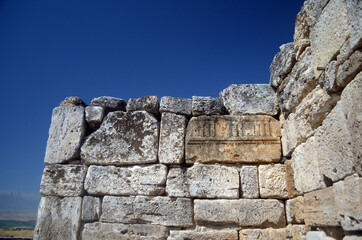 Fototapeta na wymiar Ancient city Hierapolis in Turkey