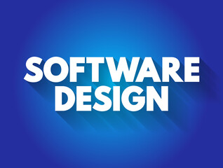 Software design text quote, concept background