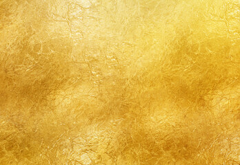 背景 テクスチャ 高級感 金色 金屏風 金紙 年賀状 正月 和紙 和柄 壁紙 筆 アート 黒地 Wall Mural Emmanma