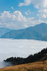 Sea of cloud  covered mountains, Kaçkar Mountains Rize/Turkey