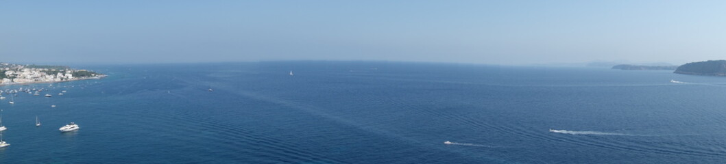View of Ischia Island from Aragonese castle