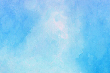 Abstract watercolor illustration on Japanese paper texture. Colorful washi paper texture background. Close up of Japanese traditional 