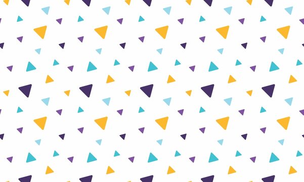 Colorful triangle pattern vector