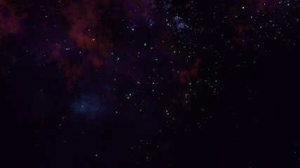 Obraz premium purple nebula