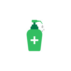 Obraz premium Hand sanitizer icon design illustration template