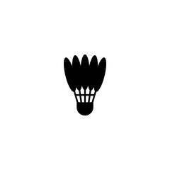 Shuttlecock icon design illustration template