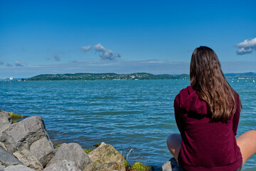 A beautiful day at lake Balaton