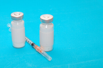 coronavirus vaccine. health and medicine concept