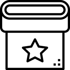 warp modern line style icon