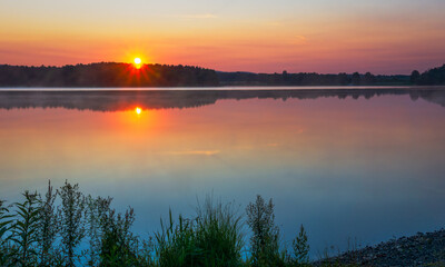 Sunburst over the horizon