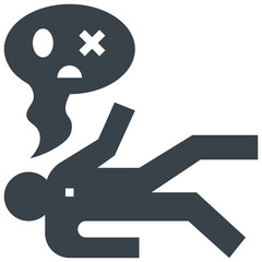 die glyph style icon