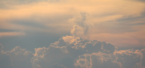 clouds over the city