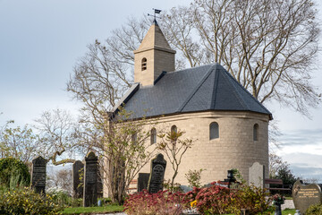 Fototapeta na wymiar Stroe Cemetery, Noord-Holland Province, The Netherlands
