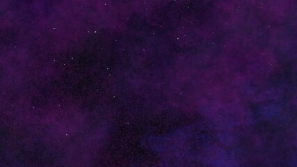 violet nebula with stars