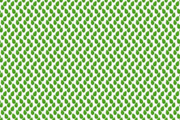 Pattern image of leaves on white background.