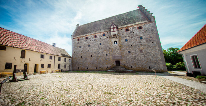 The medieval castle of Glimmingehus in the Scania region of Sweden