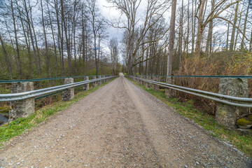 Rural road at Stenfors Natural reserve, Sweden