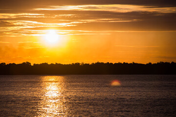 Naklejka premium atardecer