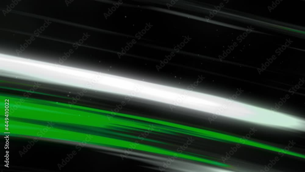 Poster stripes move quickly on black background. motion. moving lanes create effect of high-speed traffic. 