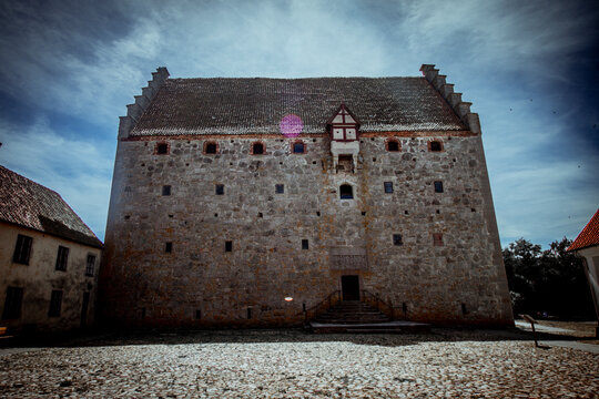 The medieval castle of Glimmingehus in the Scania region of Sweden
