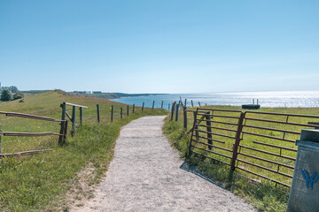 A hiking path at K&aring;seberga, Scania, Sweden