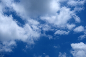 blue sky with clouds