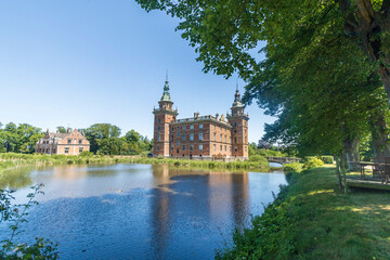 Obraz premium Marsvinsholm's Mansion in southern Sweden