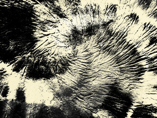 Black Spiral Tie Dye Texture. Swirl Watercolor Drawing. Watercolor Print. White Dirty Art Painting. Tie Dye Swirl Spiral. Brush Paint. Spiral Tie Dye Boho. Swirl Watercolor Vintage.