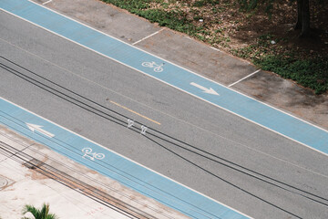 Obraz premium bicycle way road