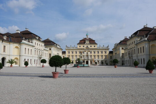 Schlosshof Schloss Ludwigsburg