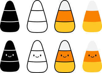 Candy Corn - Halloween Clipart