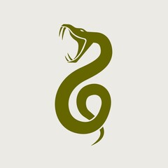 Snake Logo Icon Symbol