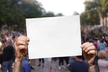white sheet of paper with copy space