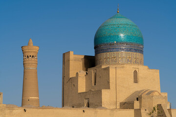 Bukhara, Uzbekistan. Streets and landmarks of an ancient city in Central Asia