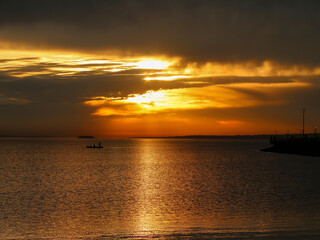 paisaje atardecer hora dorada