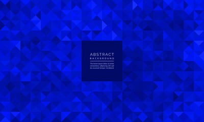 Fototapeta na wymiar Abstract geometric mosaic glitter of blue sapphire background